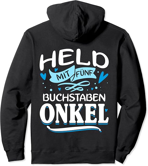 Held mit fünf Buchstaben Onkel Pullover Hoodie Amazon.de Fashion Held mit fünf Buchstaben Onkel Pullover Hoodie Amazon.de Fashion